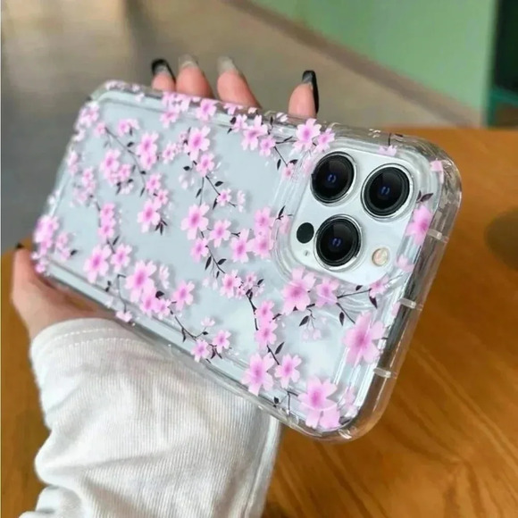 ⚠️Clearance iPhone 13/Pro/Pro Max Pink Floral Phone Case - Picture 3 of 4